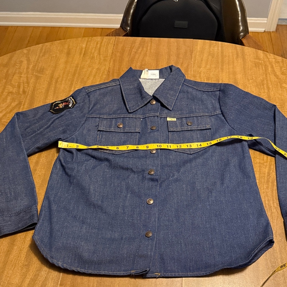 Raw Denim Long Sleeve Shirt - SuperDenim